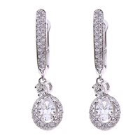 Pendientes Damiani Mujer Minou Full Pavé form in Oro blanco Diamante 1.00 Ct 81100979 - 81100979